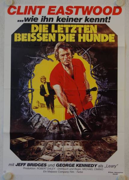 Thunderbolt and Lightfoot re-release german movie poster